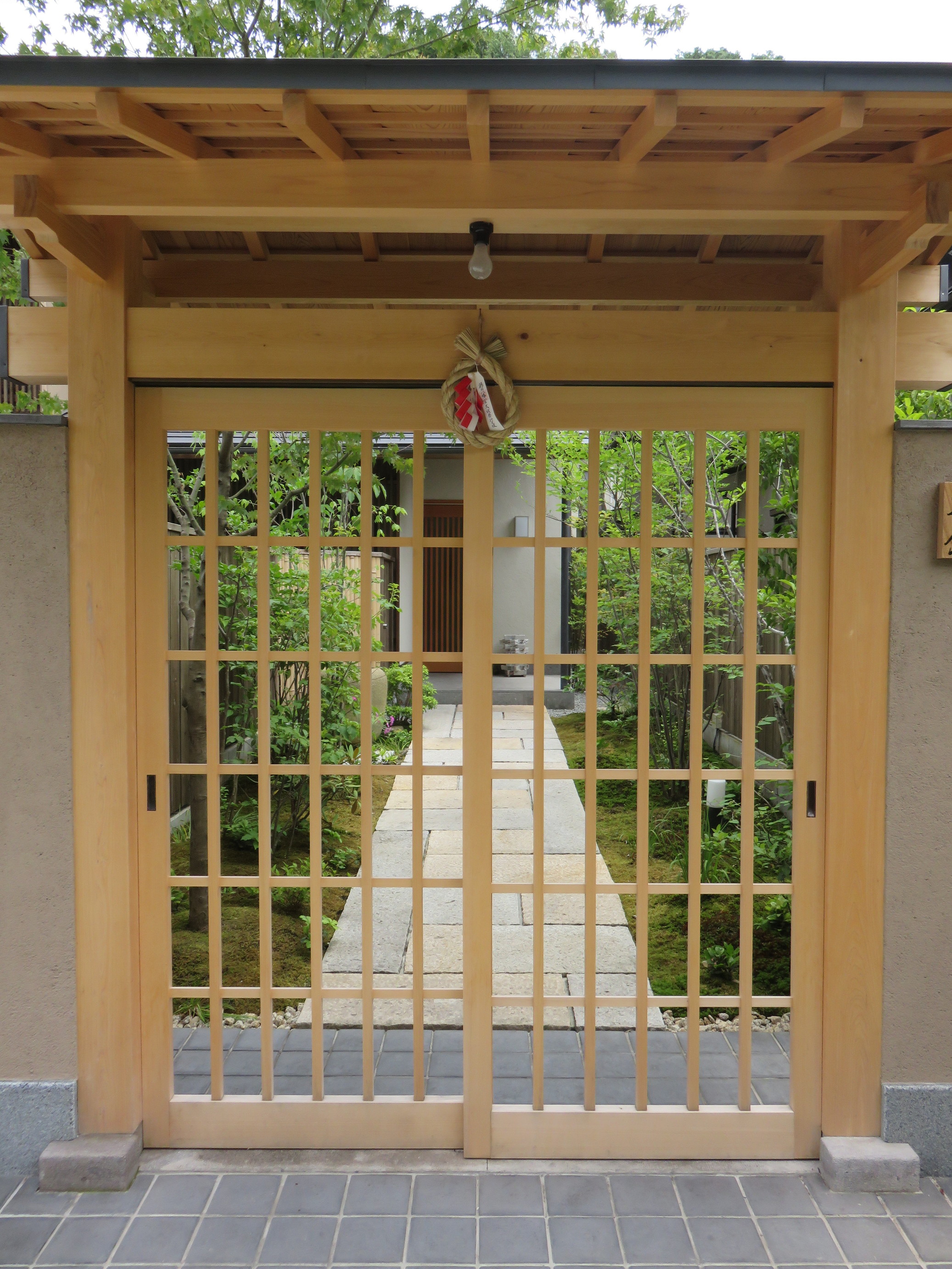鎌倉の名店のお庭